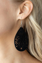 Load image into Gallery viewer, Sunny Incantations Black Wood Earrings