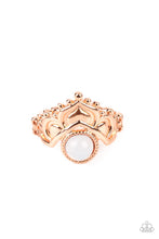 Load image into Gallery viewer, Lotus Solstice Copper Skinny Band Ring