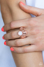 Load image into Gallery viewer, Lotus Solstice Copper Skinny Band Ring