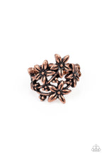 Load image into Gallery viewer, Prairie Primrose Copper Skinny Band Ring
