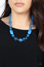 Load image into Gallery viewer, Here Today Gondola Tomorrow Blue Necklace