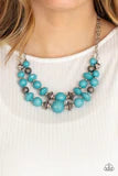 Load image into Gallery viewer, Upscale Chic Blue Necklace