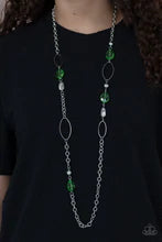 Load image into Gallery viewer, Sheer as Fate Green Necklace