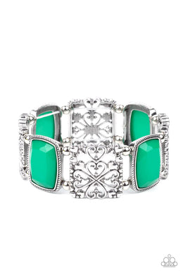 Colorfully Coronation Green Bracelet
