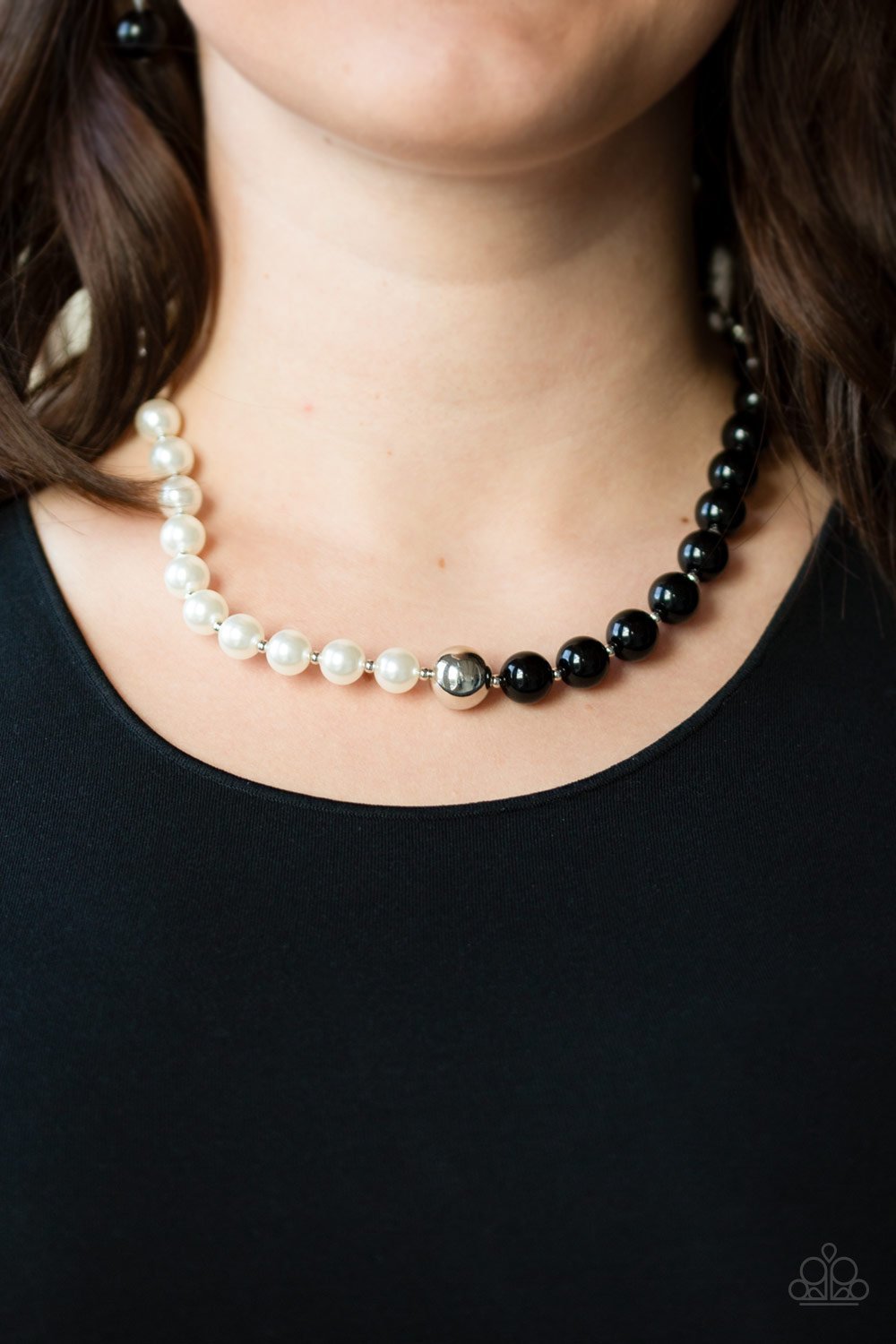 5th Avenue A-Lister Black Necklace - Angie's $5.00 Bling