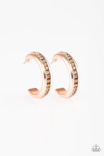 Load image into Gallery viewer, 5th Avenue Fashionista Copper Hoops