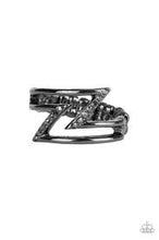 Load image into Gallery viewer, 5th Avenue Flash Black Skinny Band Ring - Angie's $5.00 Bling