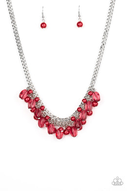 5th Avenue Flirtation Red Necklace