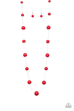 5th Avenue Frenzy Red Necklace