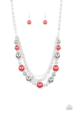 5th Avenue Romance Red Necklace