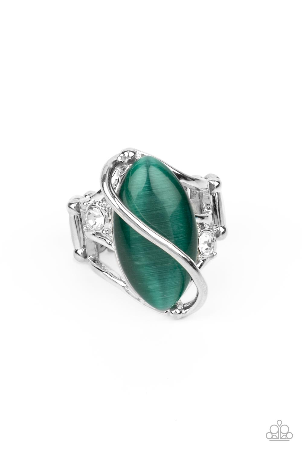 Enlightened Elegance Green Ring
