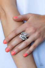 Load image into Gallery viewer, Glowing Gardenista White Skinny Band Ring