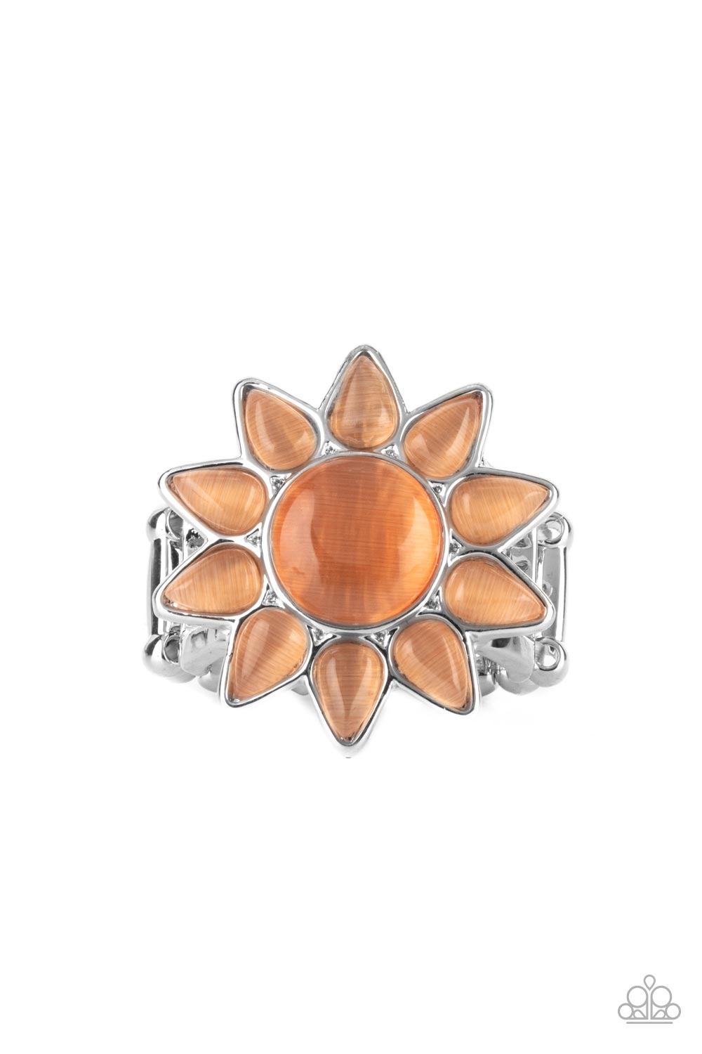 Blossoming Sunbeams Orange Ring