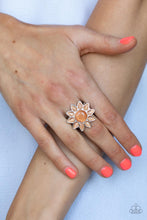 Load image into Gallery viewer, Blossoming Sunbeams Orange Ring
