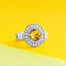 Load image into Gallery viewer, Targeted Timelessness Yellow Skinny Band Ring