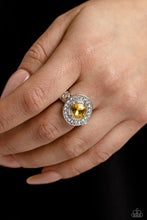 Load image into Gallery viewer, Targeted Timelessness Yellow Skinny Band Ring