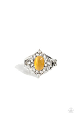 Countdown to Countess Yellow Skinny Band Ring