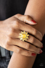 Load image into Gallery viewer, Blossoming Sunbeams Yellow Ring