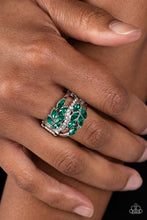 Load image into Gallery viewer, Luminously Leafy Green Ring