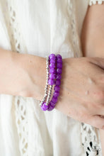 Load image into Gallery viewer, Vacay Vagabond Purple Bracelet