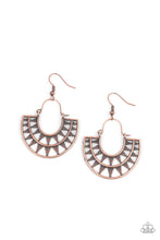 Load image into Gallery viewer, Solar Surge Copper Earrings