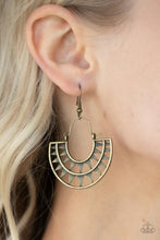 Load image into Gallery viewer, Solar Surge Brass Earrings