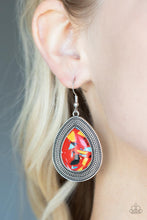 Load image into Gallery viewer, Terrazzo Tundra Red Earrings