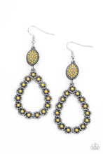 Load image into Gallery viewer, Farmhouse Fashion Show Yellow Earrings