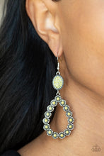 Load image into Gallery viewer, Farmhouse Fashion Show Yellow Earrings