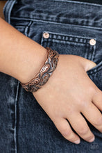 Load image into Gallery viewer, Paisley Portico Copper Bracelet
