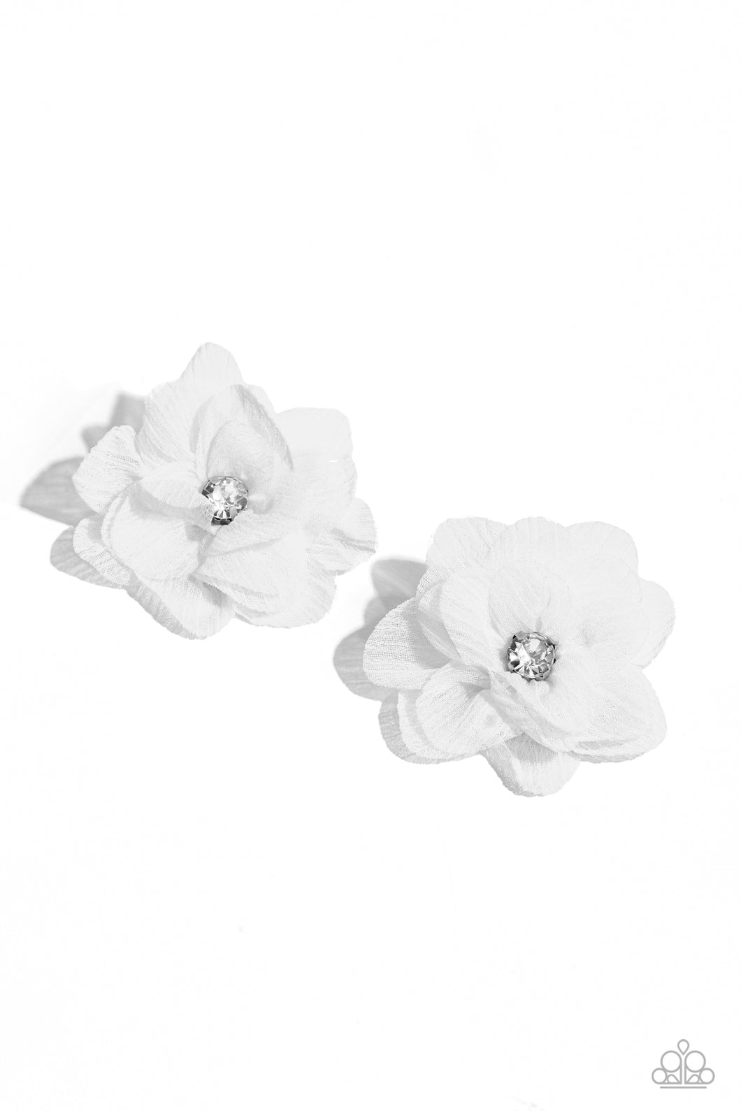 Perennial Palace White Hair Clip