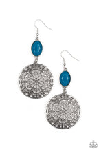 Load image into Gallery viewer, Eloquently Eden Blue Earrings