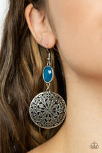 Load image into Gallery viewer, Eloquently Eden Blue Earrings