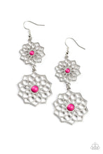 Load image into Gallery viewer, Posh Posy Pink Earrings