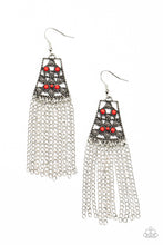 Load image into Gallery viewer, Cleopatras Allure Red Earrings