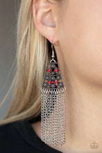 Load image into Gallery viewer, Cleopatras Allure Red Earrings