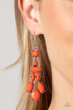 Load image into Gallery viewer, Visually Vivacious Orange Earrings