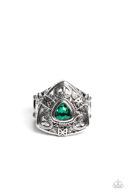 Charismatic Couture Green Ring