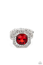 Load image into Gallery viewer, Title Match Red Skinny Band Ring
