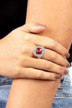 Load image into Gallery viewer, Title Match Red Skinny Band Ring