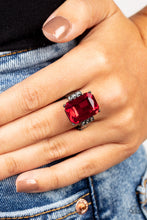 Load image into Gallery viewer, Epic Proportions Red Skinny Band Ring