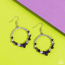 Load image into Gallery viewer, Revolutionary Refinement Purple Earrings