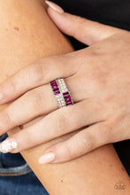 Load image into Gallery viewer, Put Them in Check Pink Skinny Band Ring