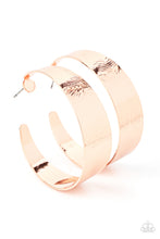 Load image into Gallery viewer, Curve Crushin Copper Hoop Earrings