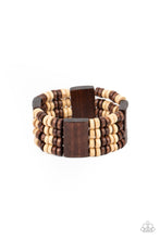 Load image into Gallery viewer, Aruba Attire Brown Wood Bracelet