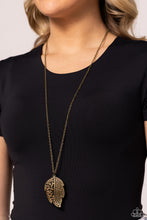Load image into Gallery viewer, A Mid-AUTUMN Nights Dream Brass Necklace