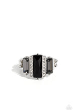 Load image into Gallery viewer, A GLITZY Verdict Black Skinny Band Ring
