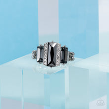 Load image into Gallery viewer, A GLITZY Verdict Silver Skinny Band Ring