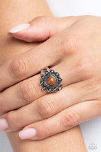 Load image into Gallery viewer, Fruity Frou-Frou Brown Skinny Band Ring