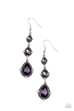 Load image into Gallery viewer, Prague Princess Purple Earrings